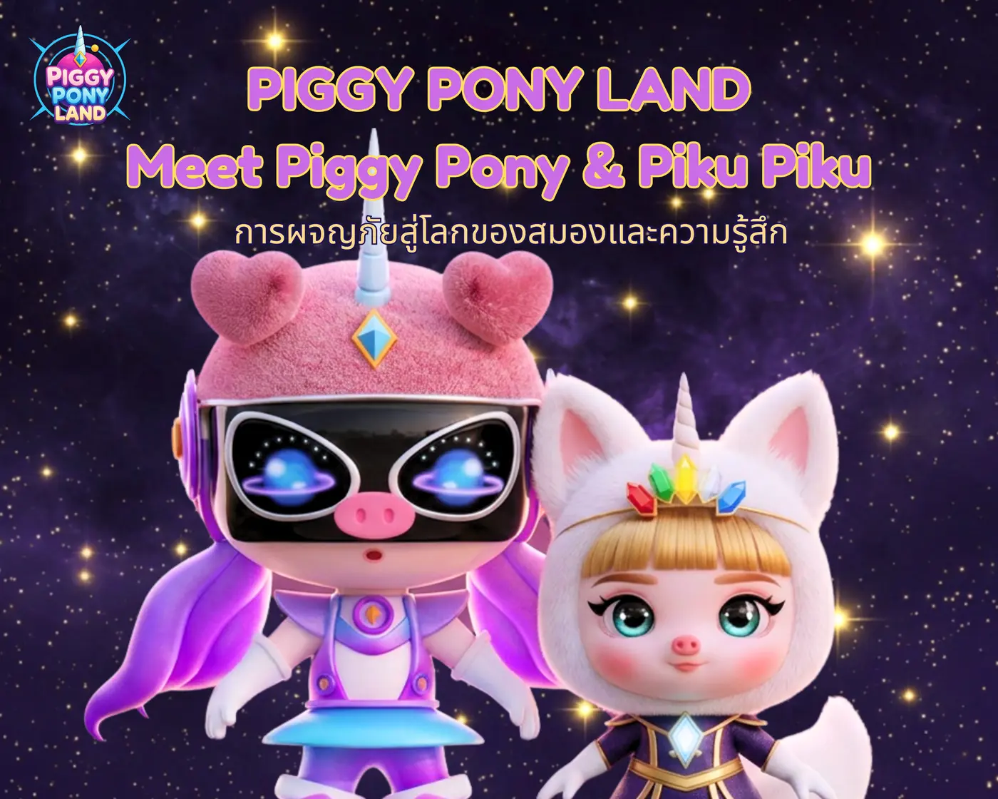 ปก E-book Meet Piggy Pony และ Piku Piku